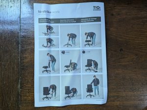 Anleitung des TREND OFFICE to-Strike Comfort pro Bürostuhls