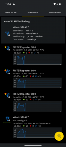 App des AVM FRITZ!Repeater 6000 WLAN-Repeaters