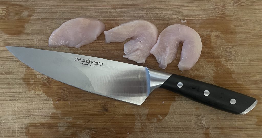 BÖKER Forge ‎03BO502 Küchenmesser geschnittenes Fleisch