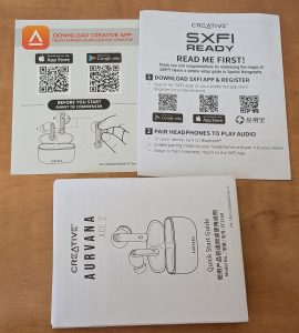Creative Aurvana Ace 2 In-Ear-Kopfhörer Anleitungen
