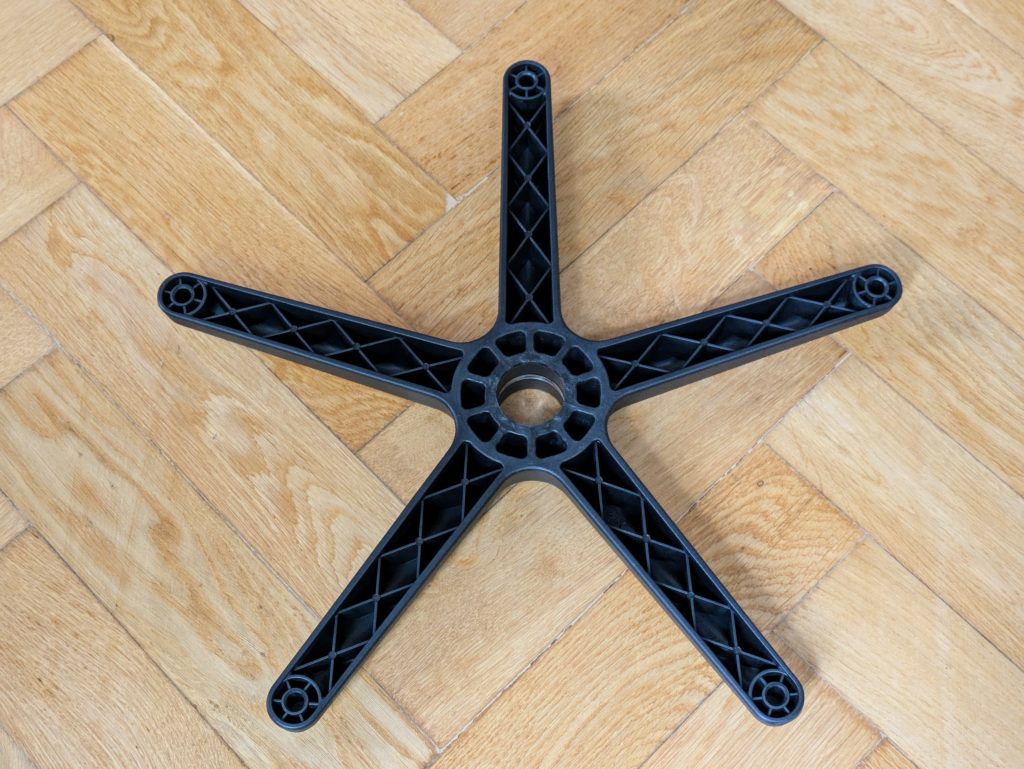 Drehkreuz des SixBros. H-298F2065 Bürostuhls von hinten