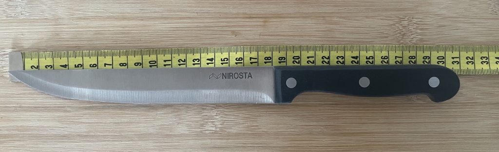 Fackelmann NIROSTA Mega 43395 Küchenmesser Gesamtlänge
