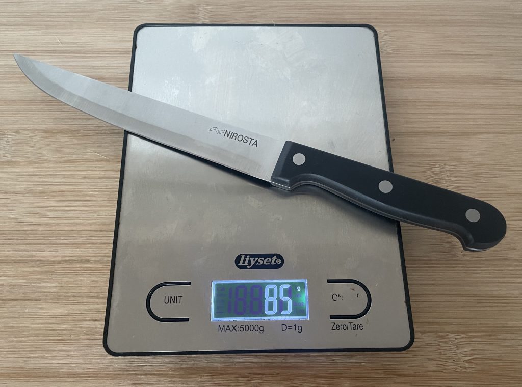 Fackelmann NIROSTA Mega 43395 Küchenmesser Gewicht