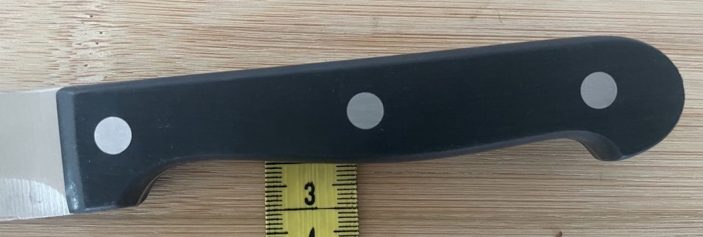Fackelmann NIROSTA Mega 43395 Küchenmesser Griffhöhe