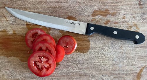 Fackelmann NIROSTA Mega 43395 Küchenmesser Tomatentest