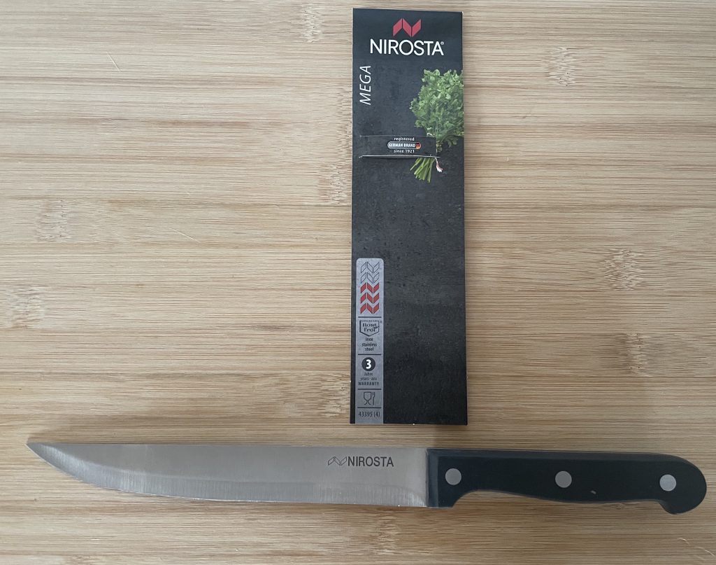 Fackelmann NIROSTA 43395 Küchenmesser ausgepackt