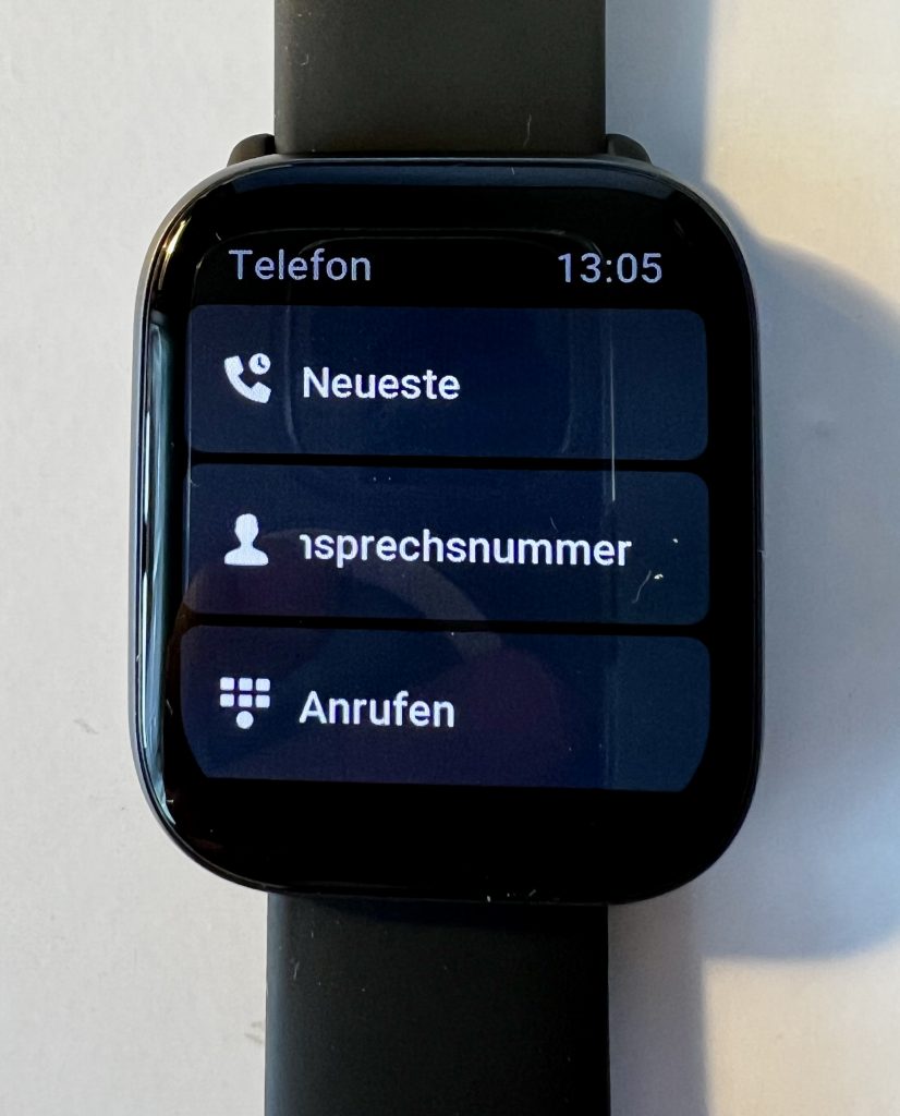 Amazfit Active Smartwatch Telefonfunktion
