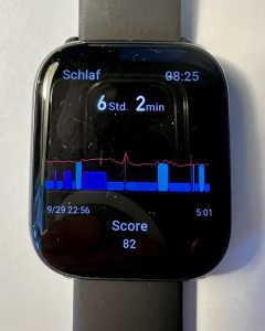 Amazfit Active Smartwatch Schlafüberwachung