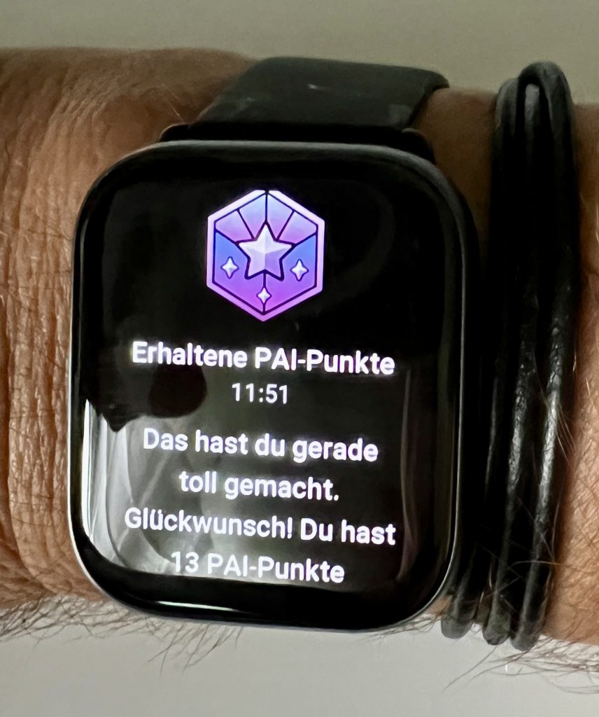 Amazfit Active Smartwatch PAI-Punkte