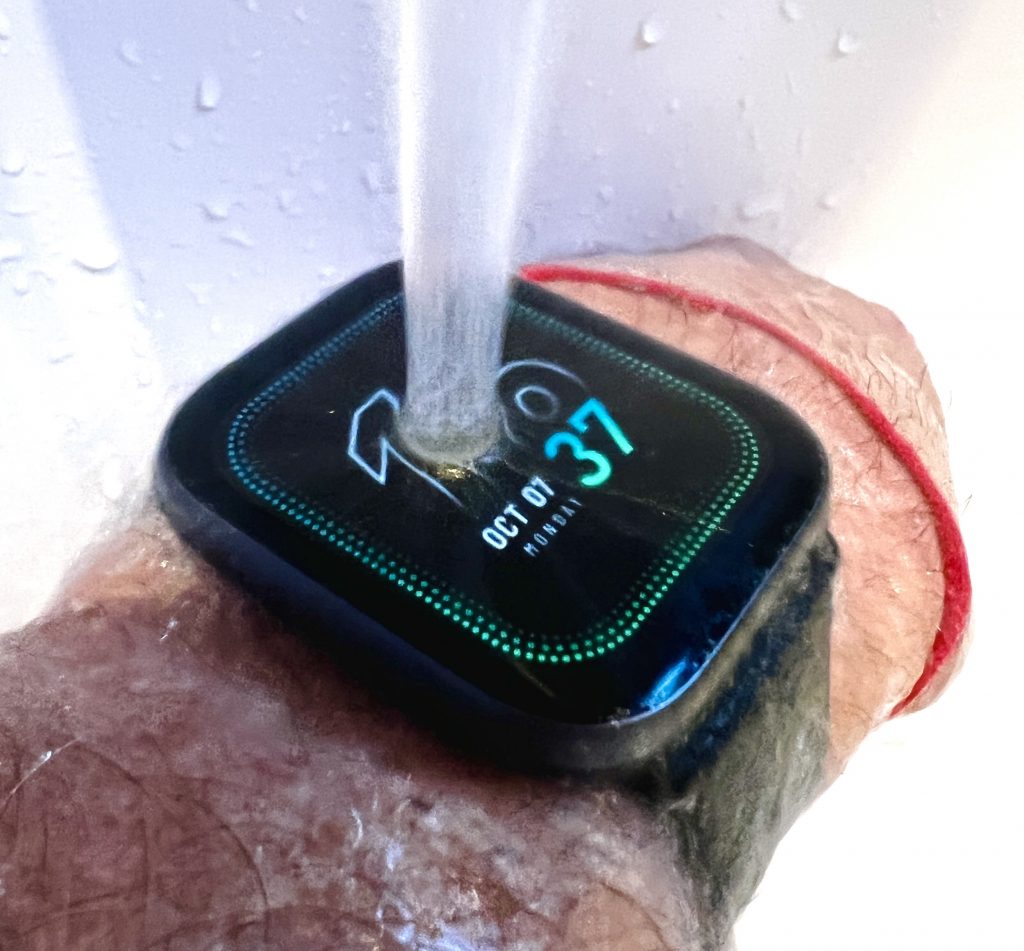 Amazfit Active Smartwatch Wassertest