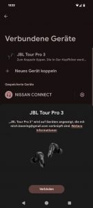 JBL Tour Pro 3 In-Ear-Bluetooth-Kopfhörer App