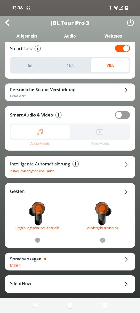 JBL Tour Pro 3 In-Ear-Bluetooth-Kopfhörer App (16)