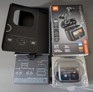 JBL Tour Pro 3 In-Ear-Bluetooth-Kopfhörer Lieferumfang