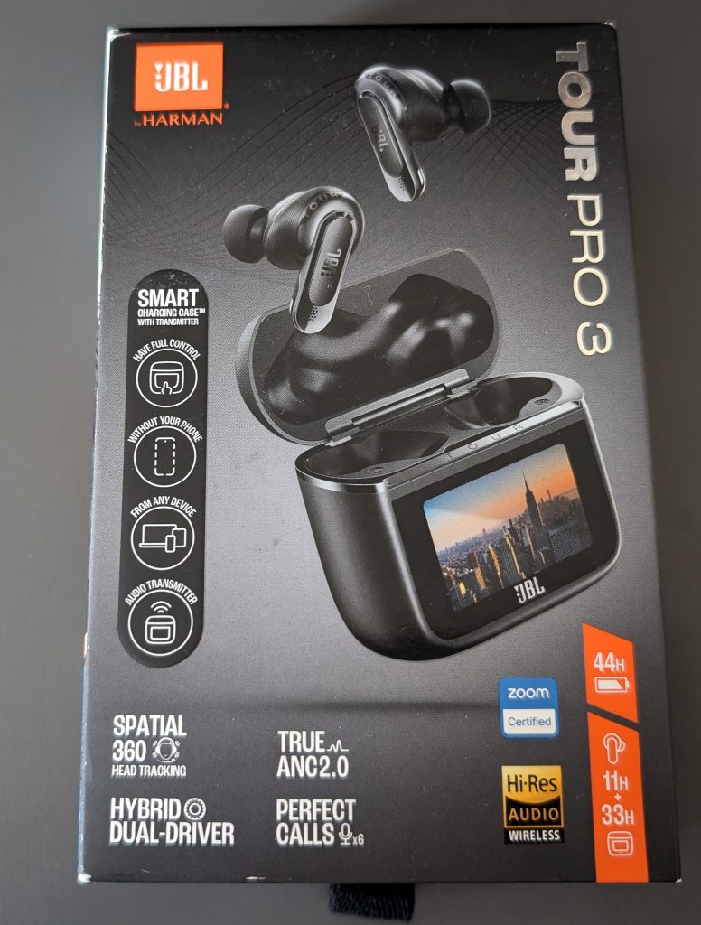 JBL Tour Pro 3 In-Ear-Bluetooth-Kopfhörer Verpackung