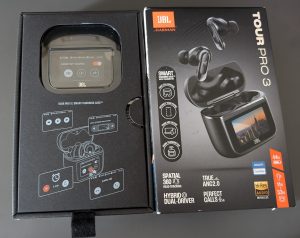 JBL Tour Pro 3 In-Ear-Bluetooth-Kopfhörer Verpackung geöffnet