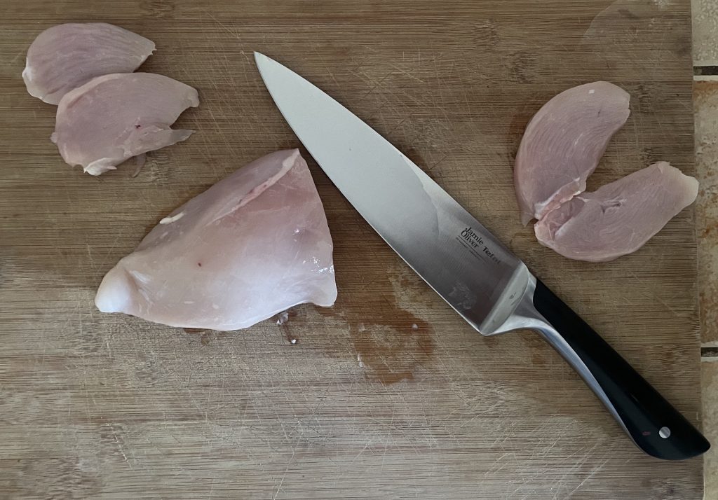 Jamie Oliver by Tefal K26701 Küchenmesser geschnittenes Fleisch