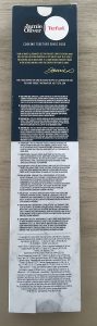 Jamie Oliver by Tefal K26701 Küchenmesser in der Verpackung von hinten