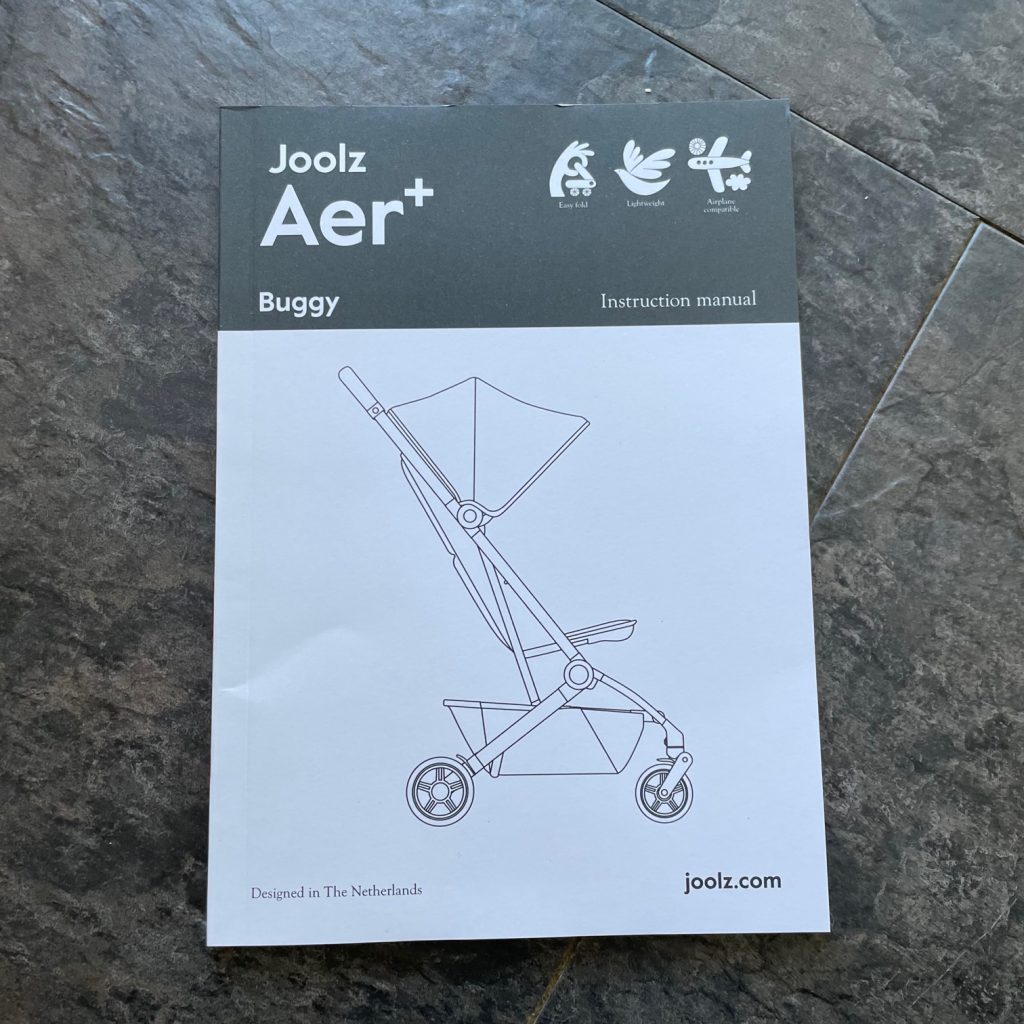 Joolz AER+ Buggy Anleitung