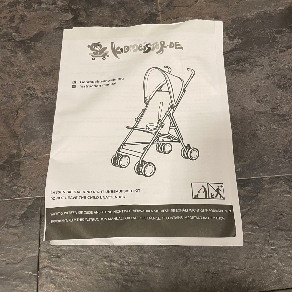Kidmeister Jogger S2 Buggy Anleitung