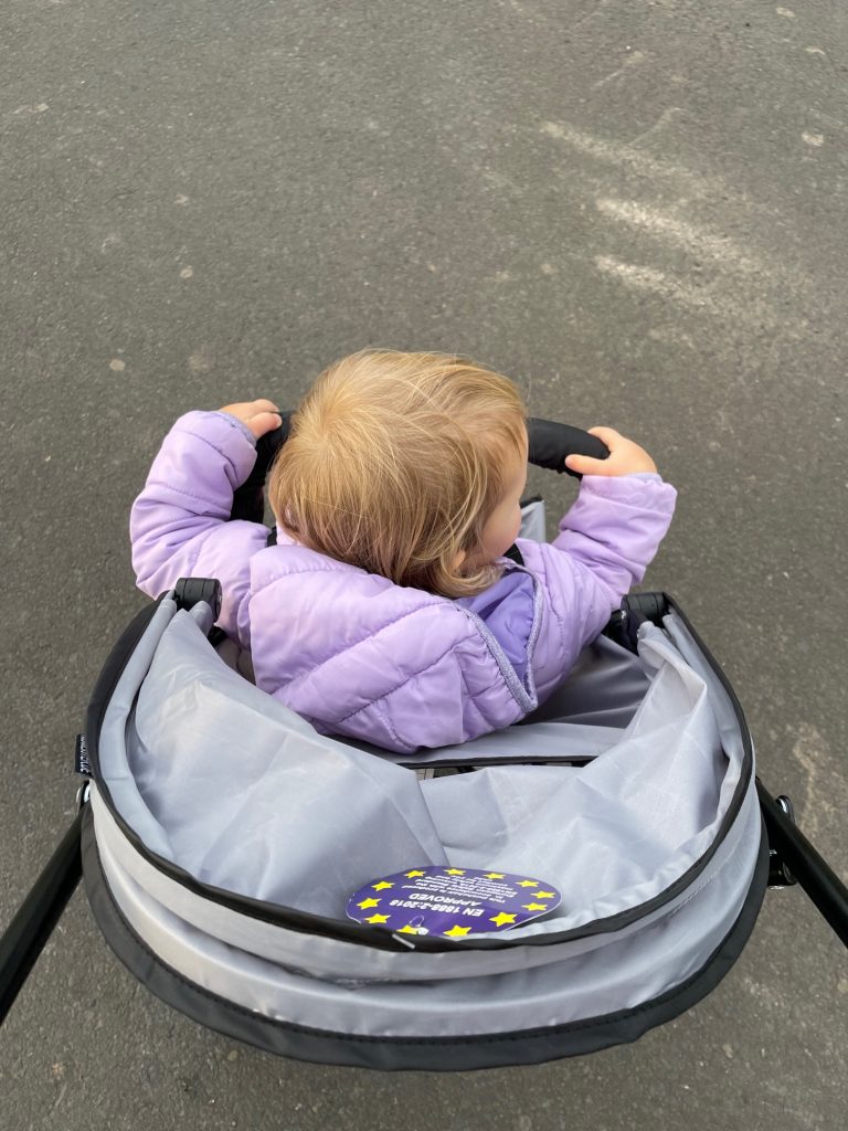 Kidmeister Jogger S2 Buggy Blick aufs Kind