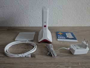 Lieferumfang des AVM FRITZ!Repeater 6000 WLAN-Repeaters