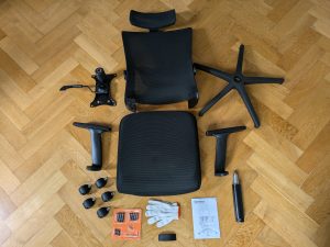 Lieferumfang des Daccormax DAZ ZF35 Bürostuhls