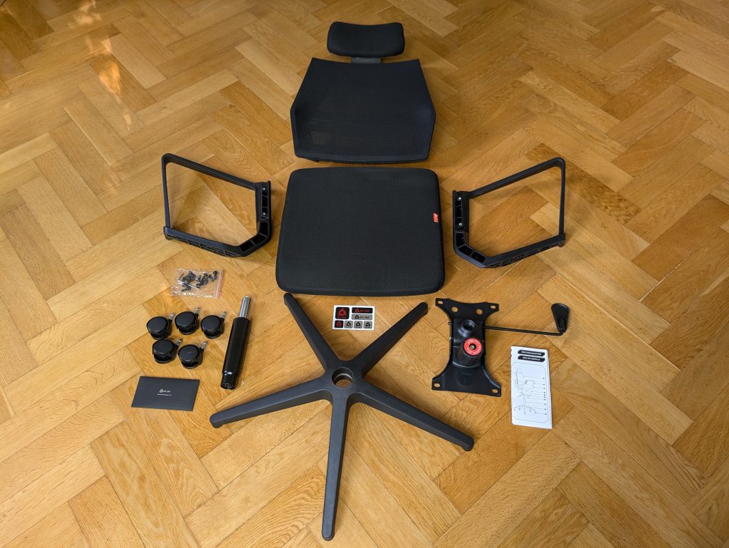 Lieferumfang des KLIM K300 Bürostuhls