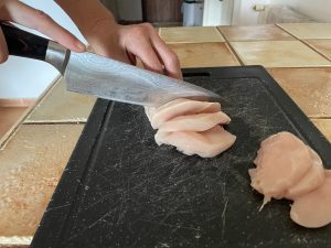 PAUDIN Küchenmesser Fleischtest