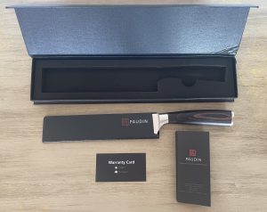 PAUDIN Küchenmesser ausgepackt mit Zubehör