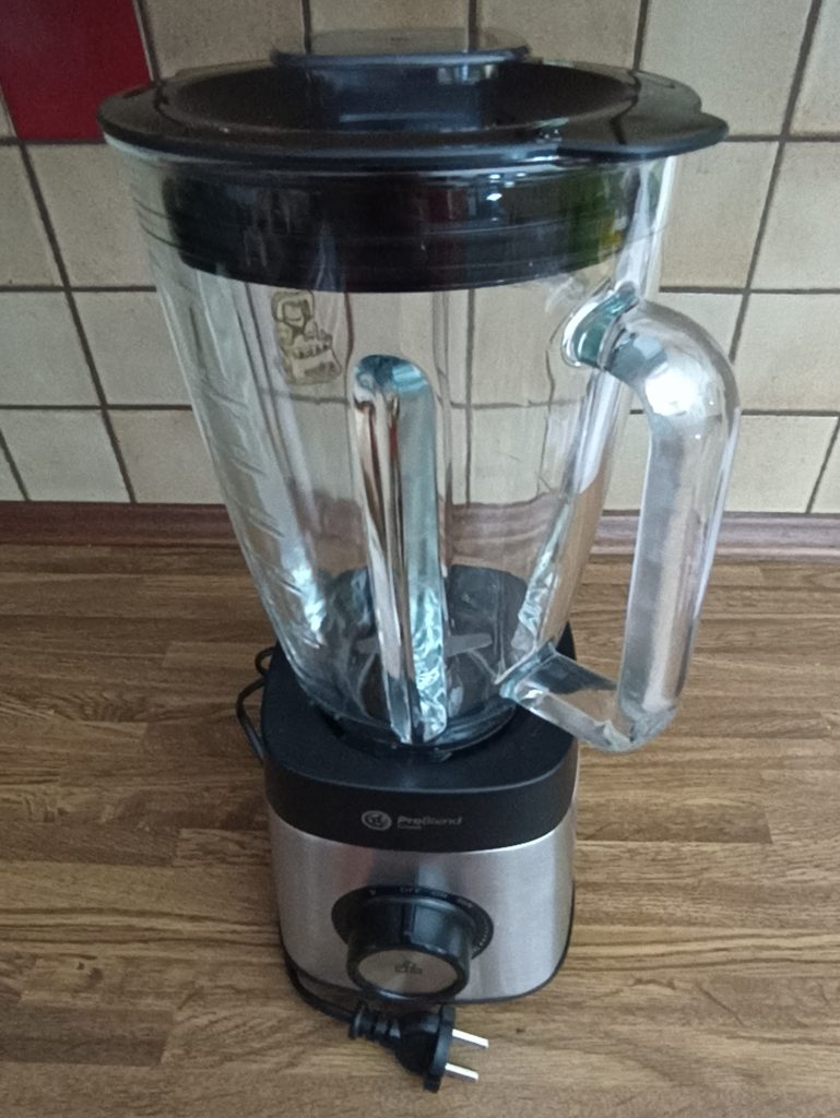Philips Core HR3573 90 Standmixer, Motorbasis mit großem Mixergefäß und Deckel 1