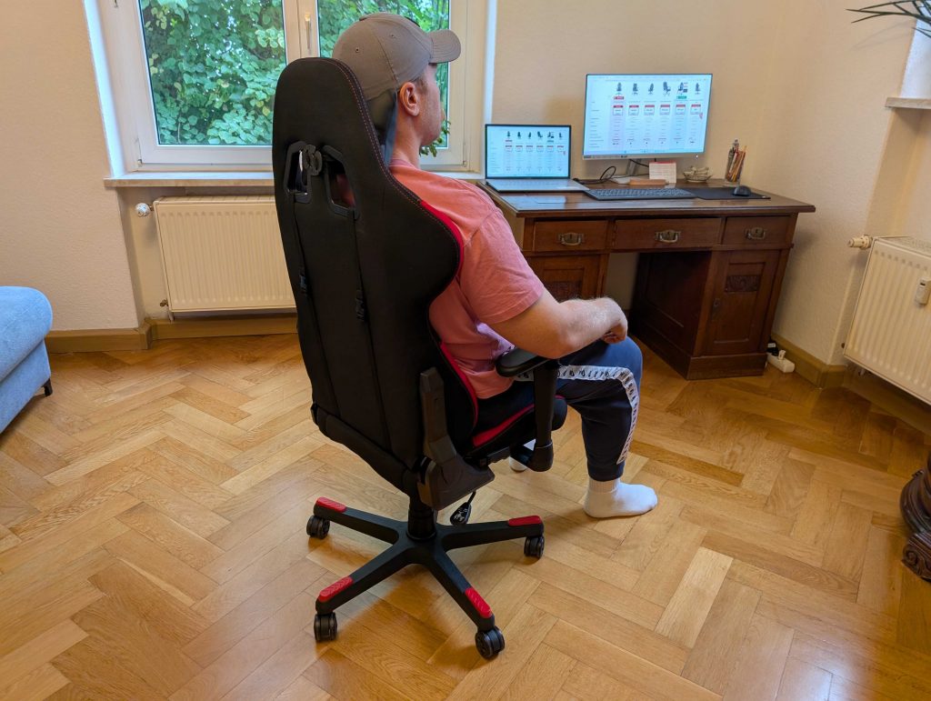 Robas Lund DX Racer 1.2 FD01 Bürostuhl Sitzbild (2)
