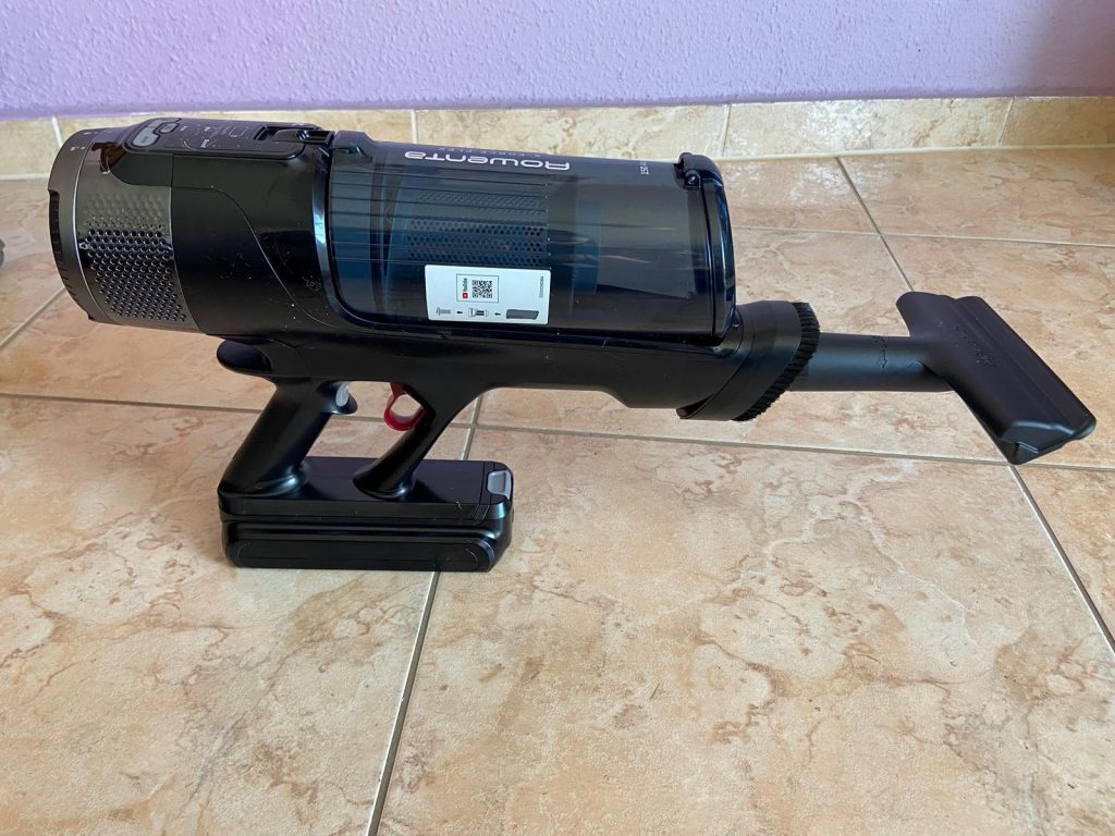 Rowenta X-Force Flex 14.60 Aqua Saugwischer als Handstaubsauger von der Seite