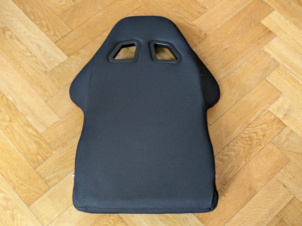 Rückenlehne des Robas Lund DX Racer 1.2 FD01 Bürostuhls von hinten