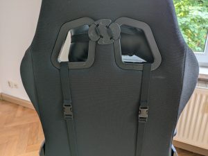 Rückseite der Rückenlehne des Robas Lund DX Racer 1.2 FD01 Bürostuhls