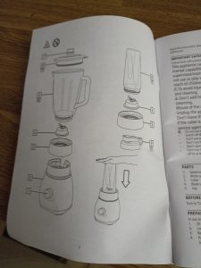 Russell Hobbs 2-in-1 Standmixer, Blick in die Gebrauchsanweisung 1