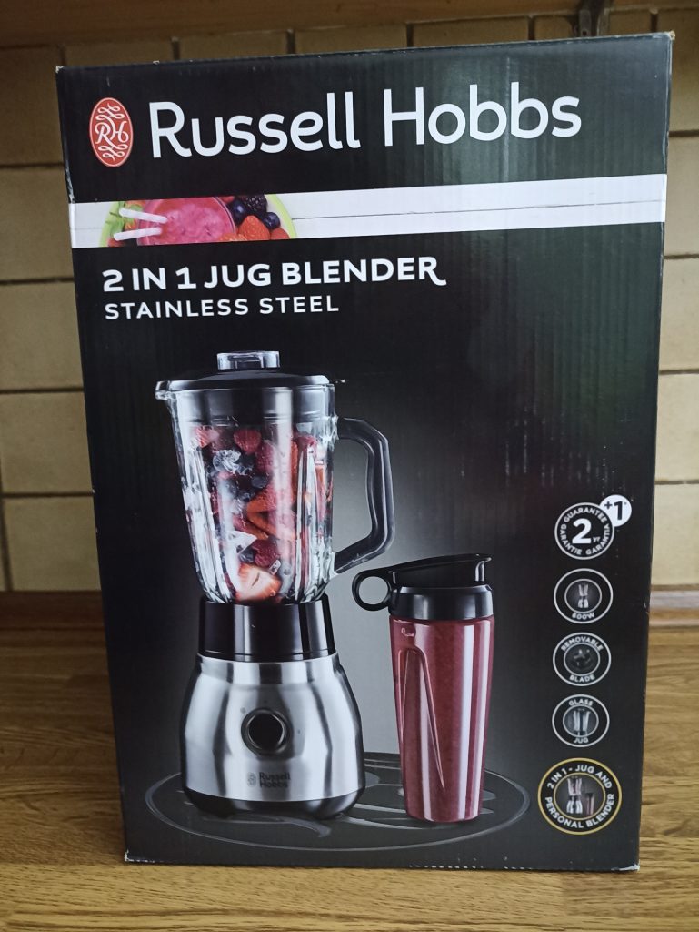 Russell Hobbs 2-in-1 Standmixer, Verpackung Vorderseite