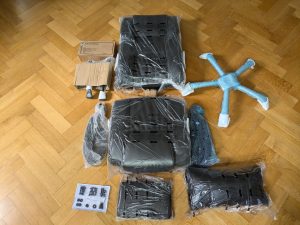 SONGMICS OBG71B Bürostuhl verpackt