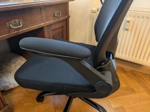 SONGMICS OBN047B01 Bürostuhl, Armlehnen unten