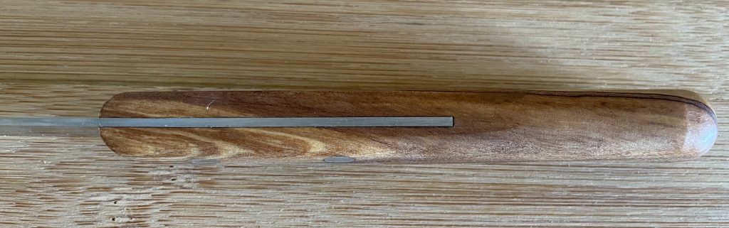 Schwertkrone 1091 Küchenmesser Griff von oben