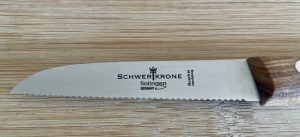 Schwertkrone 1091 Küchenmesser Nahaufnahme der Klinge