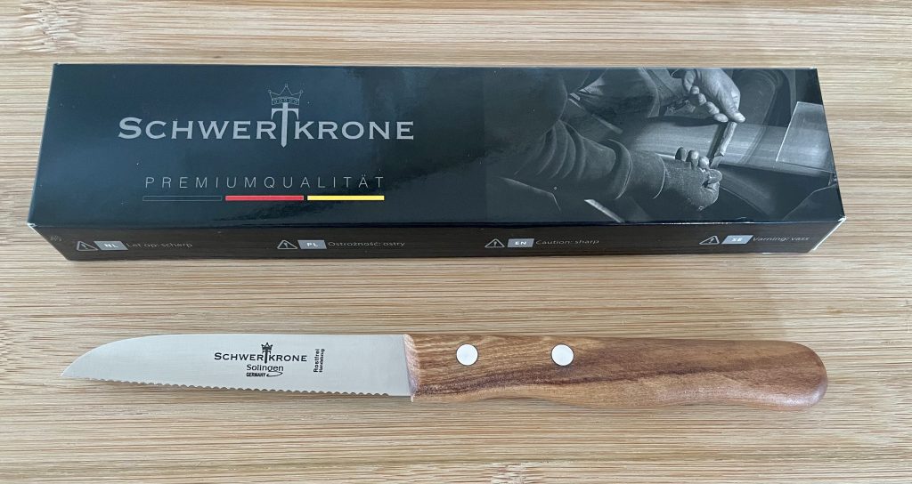 Schwertkrone 1091 Küchenmesser ausgepackt