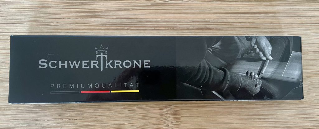 Schwertkrone 1091 Küchenmesser in der Verpackung von vorne