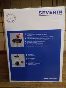 Severin SM 3718 Standmixer, Verpackung Seitenansicht