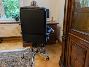 Sitzbild des SONGMICS OBG71B Bürostuhls