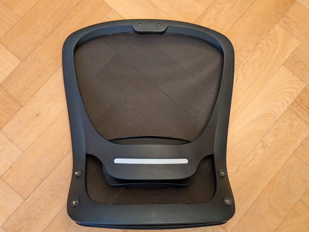Sitzfläche des SONGMICS OBN047B01 Bürostuhls von hinten
