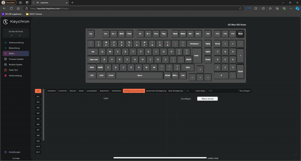 Software der Keychron Q5 MAX Tastatur (4)