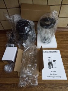 Steinborg SB-7030 Standmixer, Lieferumfang mit Innenverpackung