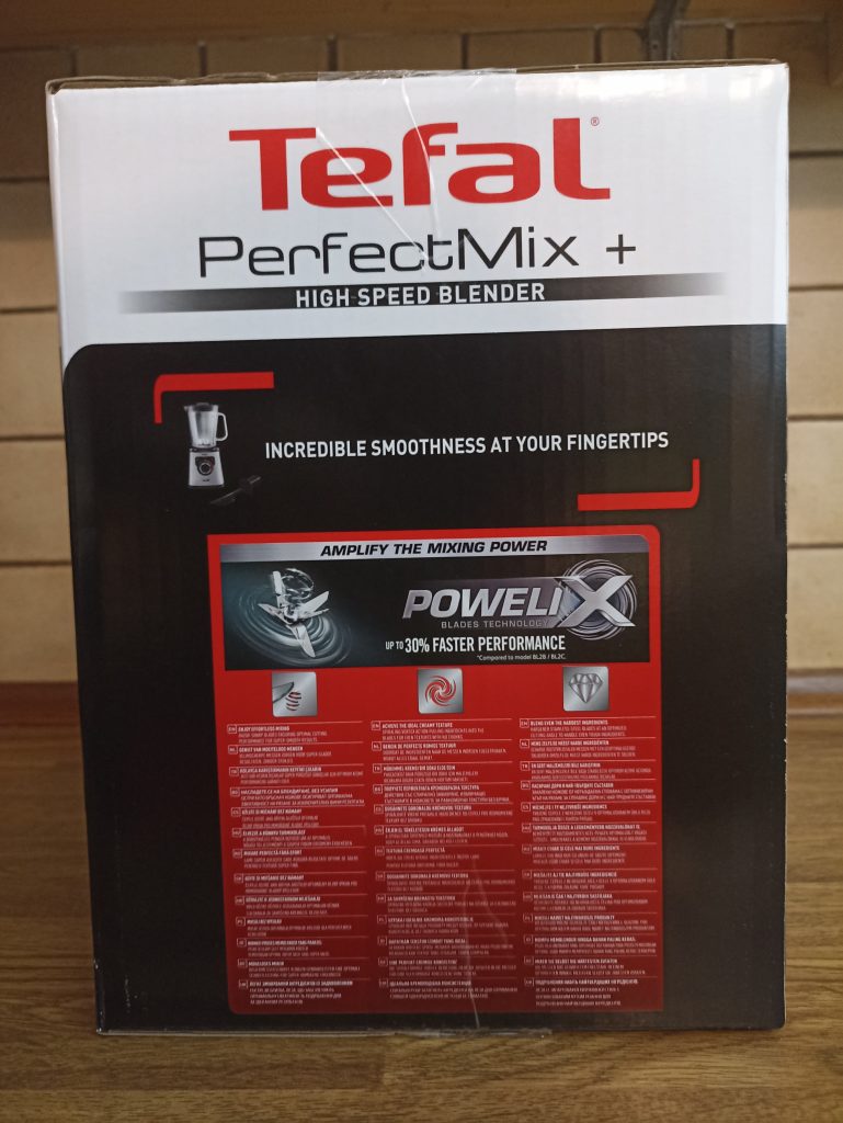 Tefal PerfectMix+ BL82AD Standmixer, Verpackung Seitenansicht 1