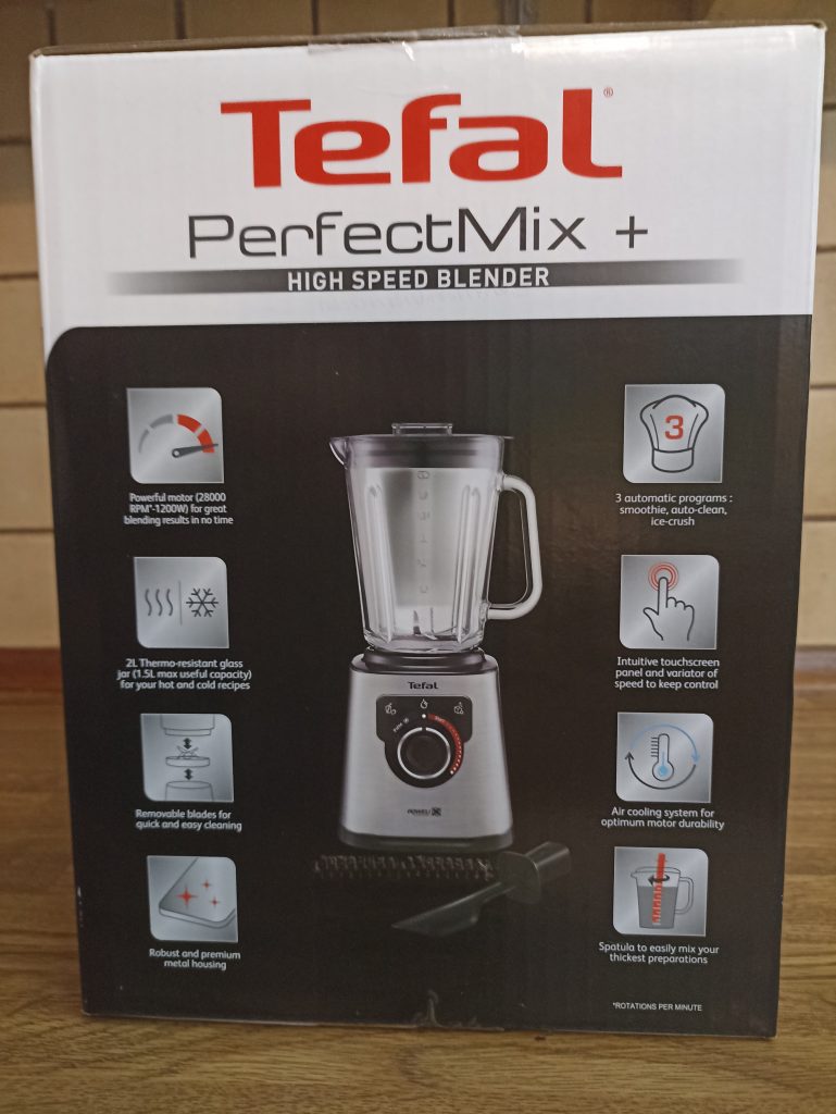 Tefal PerfectMix+ BL82AD Standmixer, Verpackung Seitenansicht 2