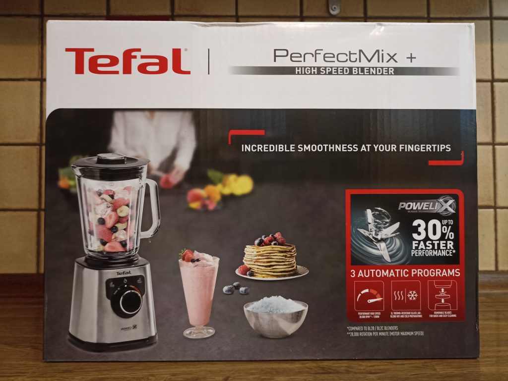 Tefal PerfectMix+ BL82AD Standmixer, Verpackung Vorderseite